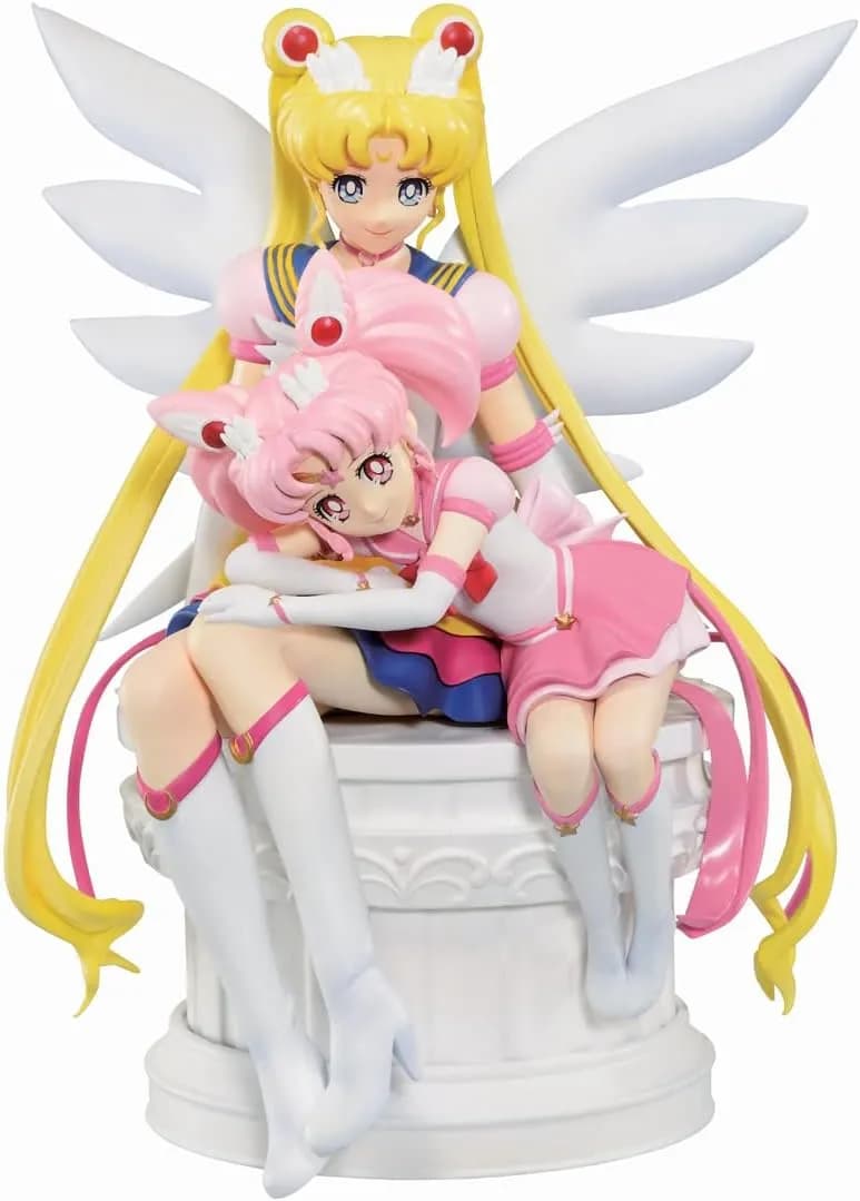 فیگور انیمه سیلور مون نشسته 2 عددی 15 سانتی | Sailor Moon Bandai