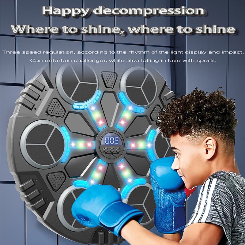 کیسه بوکس دیواری موزیکال بلوتوثی مدل smart boxing target