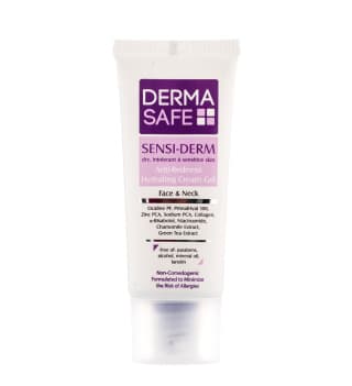 Derma Safe – کرم ژل مرطوب کننده پوست حساس و ملتهب 40گرم