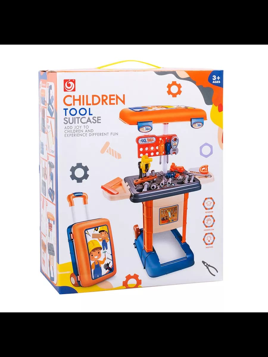 ست ابزار نجاری کودک 3in1 مدل CHILDREN TOOL کد 009/013 — تصویر ۸