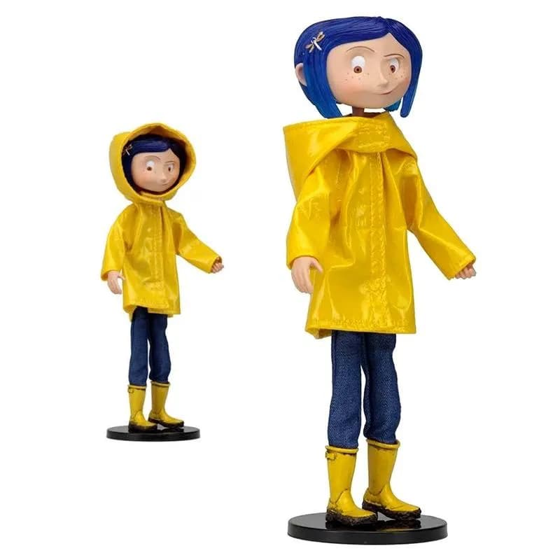 اکشن فیگور کلکسیونی Coraline کورالین با لباس بارانی 18 سانتی متر — تصویر ۲