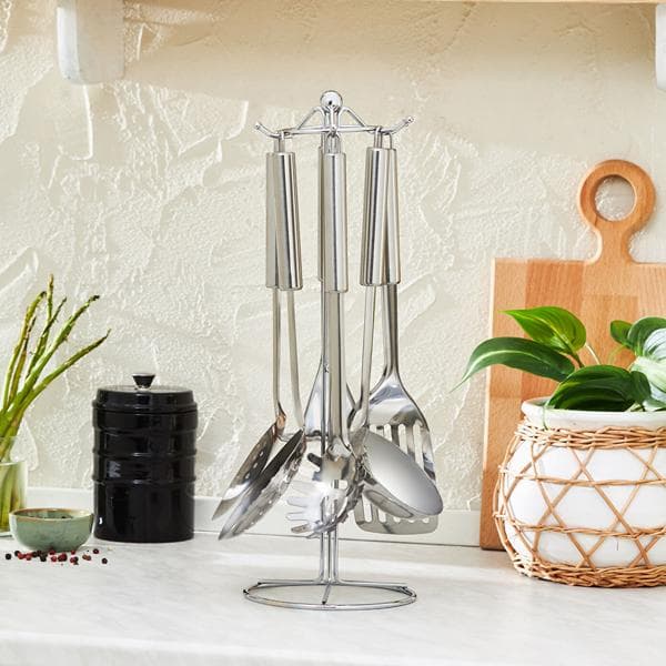 سرویس کفگیر ملاقه 7 پارچه کاراجا مدل Apricot Chef