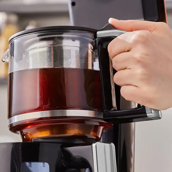 چای ساز برقی 4 در 1 سخنگو کاراجا مدل Robotea Pro Quartz مشکی کروم — تصویر ۳