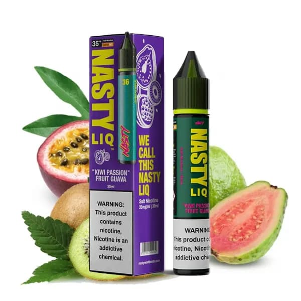 سالت کیوی پشن فروت گوآوا نستی | NASTY LIQ 36 Kiwi Passion Fruit Guava