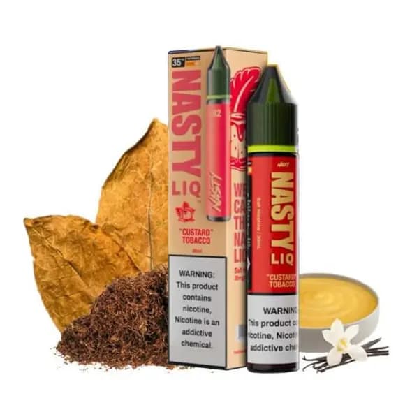 سالت تنباکو کاستارد نستی | NASTY LIQ 82 Custard Tobacco