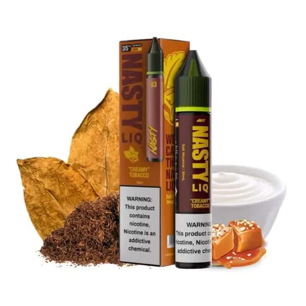 سالت تنباکو خامه نستی | NASTY LIQ 83 Creamy Tobacco
