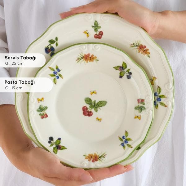 سرویس غذاخوری 6 نفره 24 پارچه کاراجا مدل Majestic — تصویر ۶