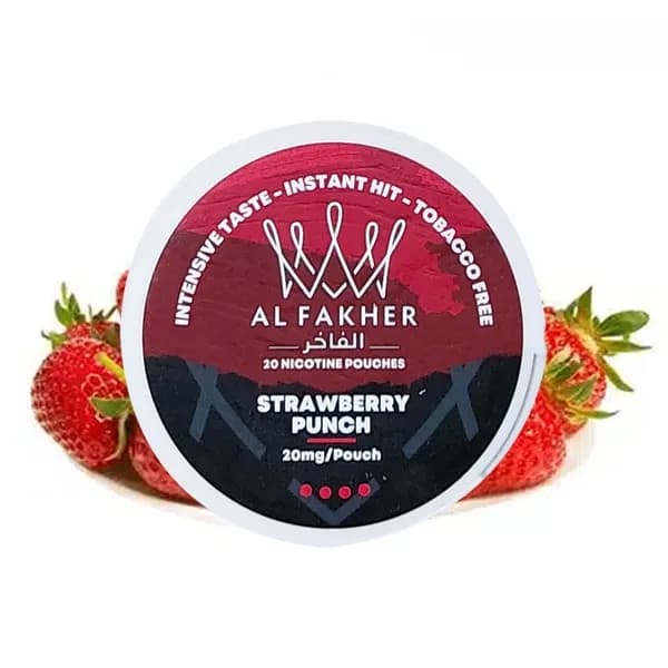 کیسه نیکوتین توت فرنگی الفاخر | ALFAKHER Strawberry Punch Bag