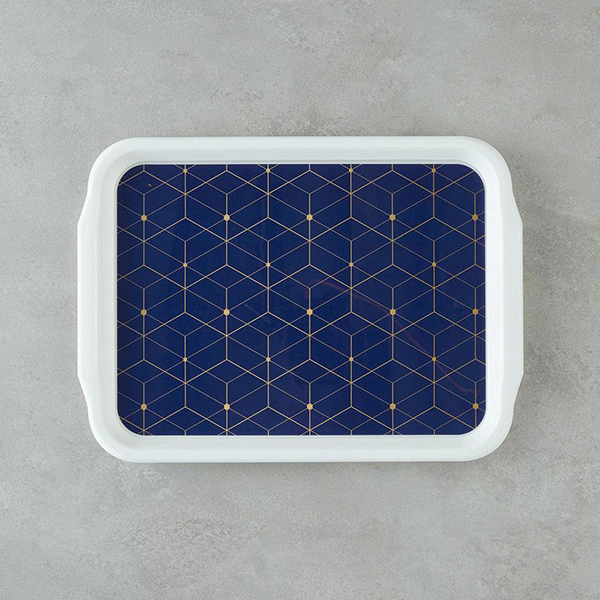 سینی مستطیلی هندسی انگلیش هوم مدل Geometric Glow — تصویر ۲