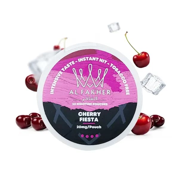 کیسه نیکوتین آلبالو یخ الفاخر | ALFAKHER Cherry Fiesta Bag