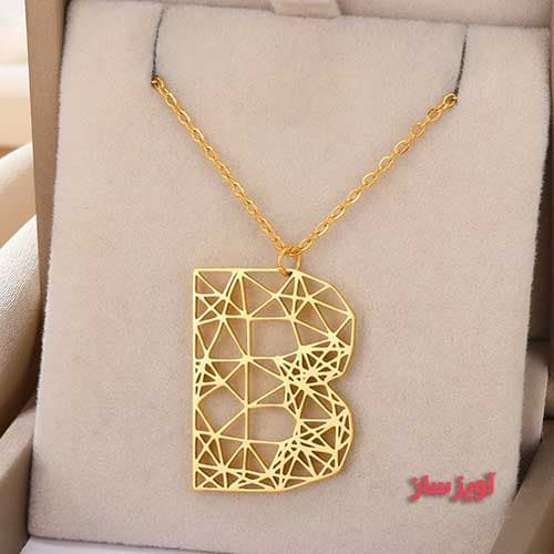گردنبند حرف انگلیسی B کد 102542