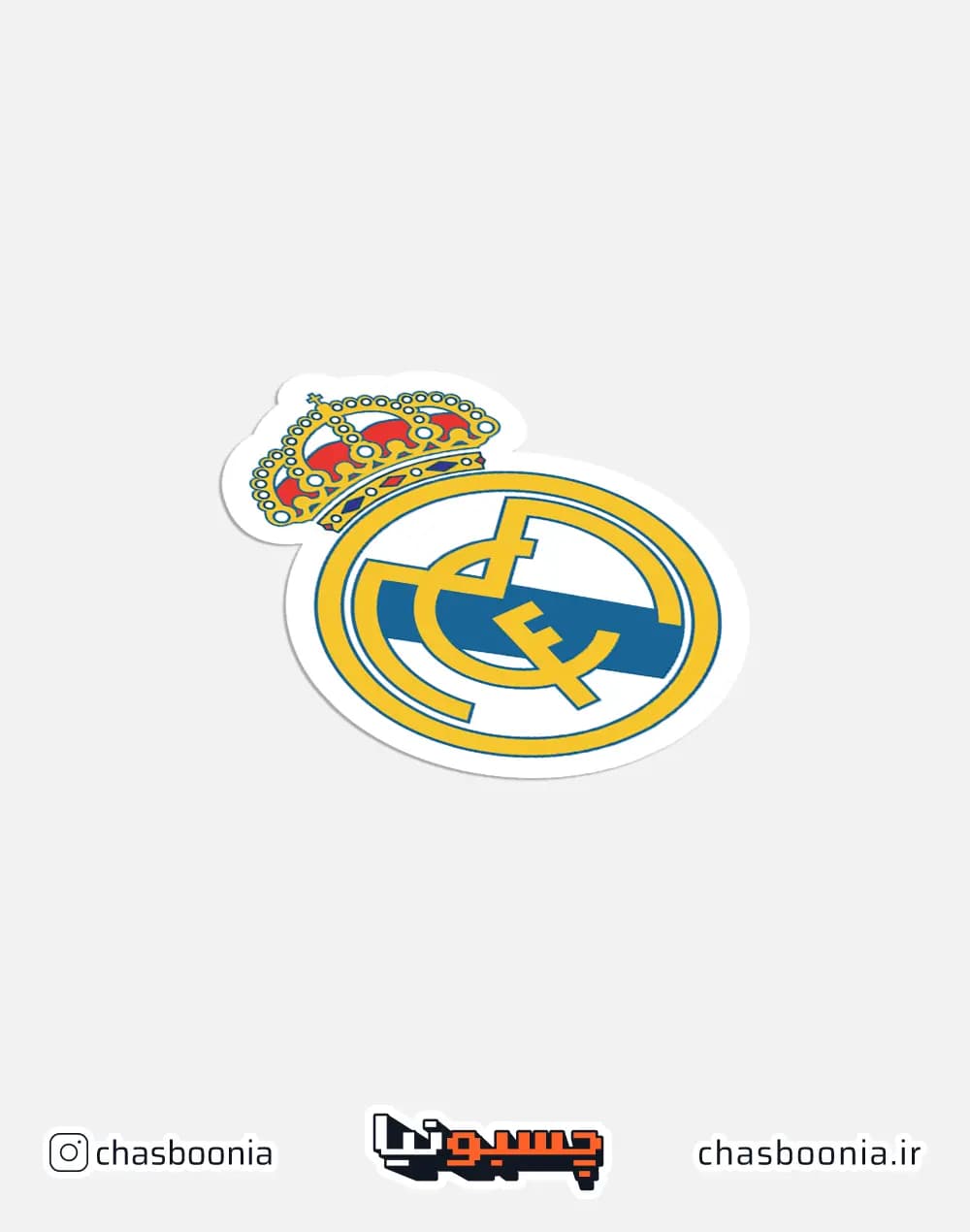 استیکر لوگو رئال مادرید (Real Madrid) کد 5002