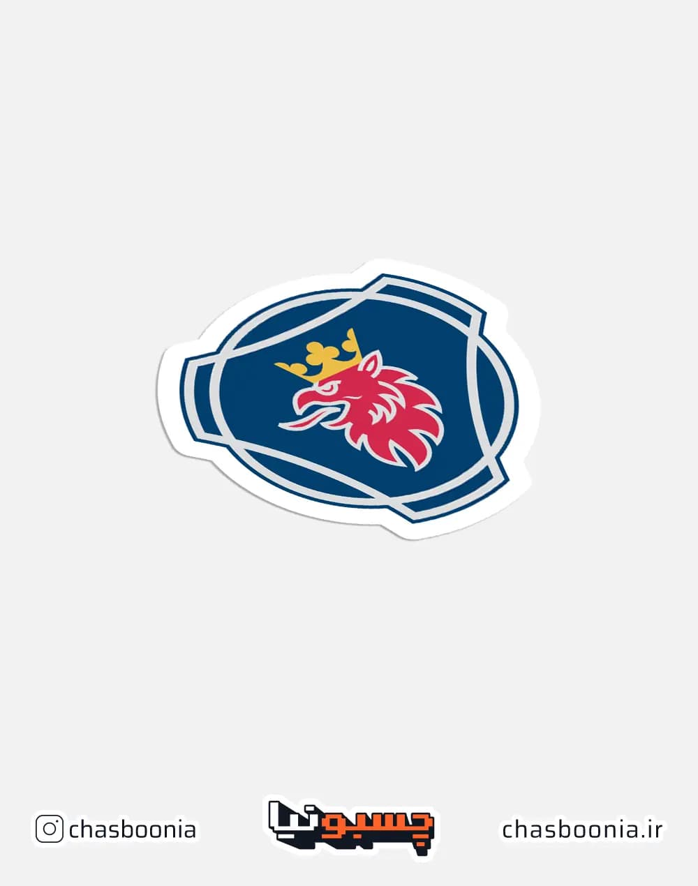استیکر لوگو اسکانیا (Scania) کد 10022