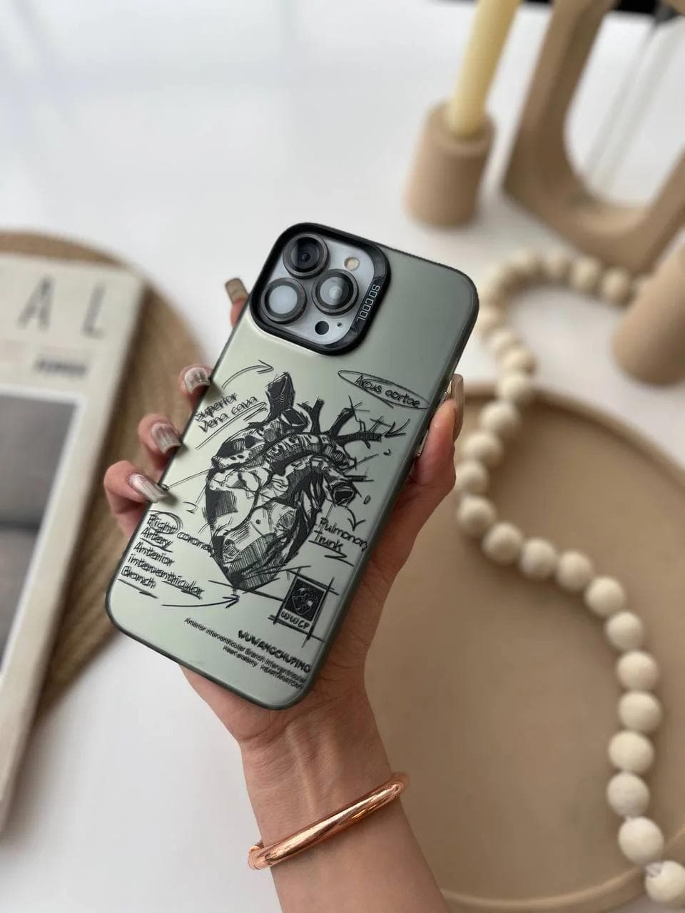 قاب طرح آناتومی قلب گوشی شیائومی ردمی نوت 11 پرو 4G و 5G و ردمی نوت 12 پرو 4G — تصویر ۳