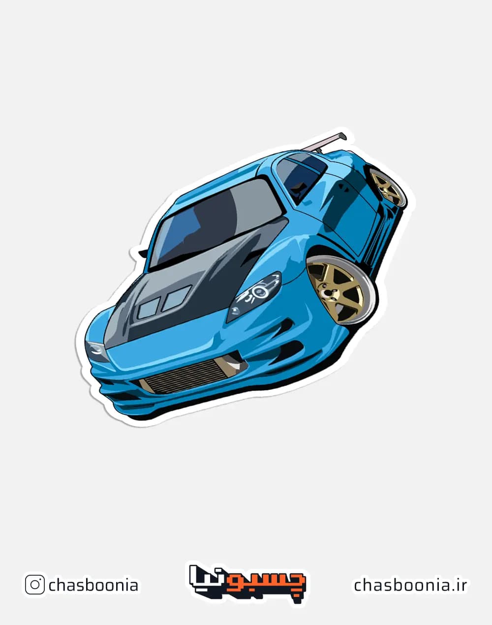استیکر ماشین مزدا (Mazda RX8) کد 16018