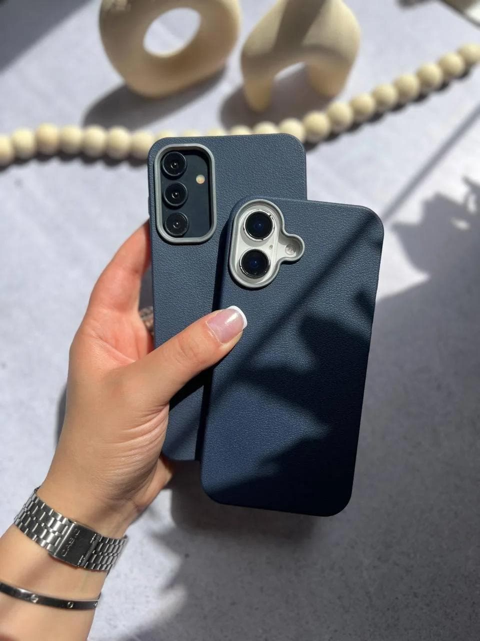 قاب طرح چرمی گوشی سامسونگ A71 — تصویر ۳