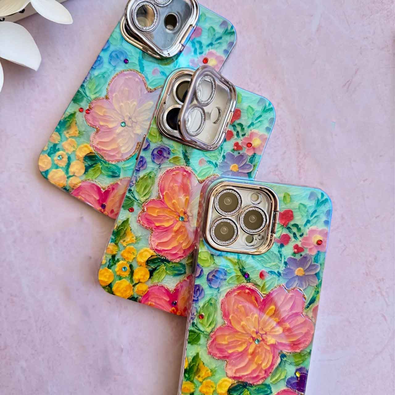 قاب باغ گل لنز استند شو برای گوشی های آیفون — تصویر ۲