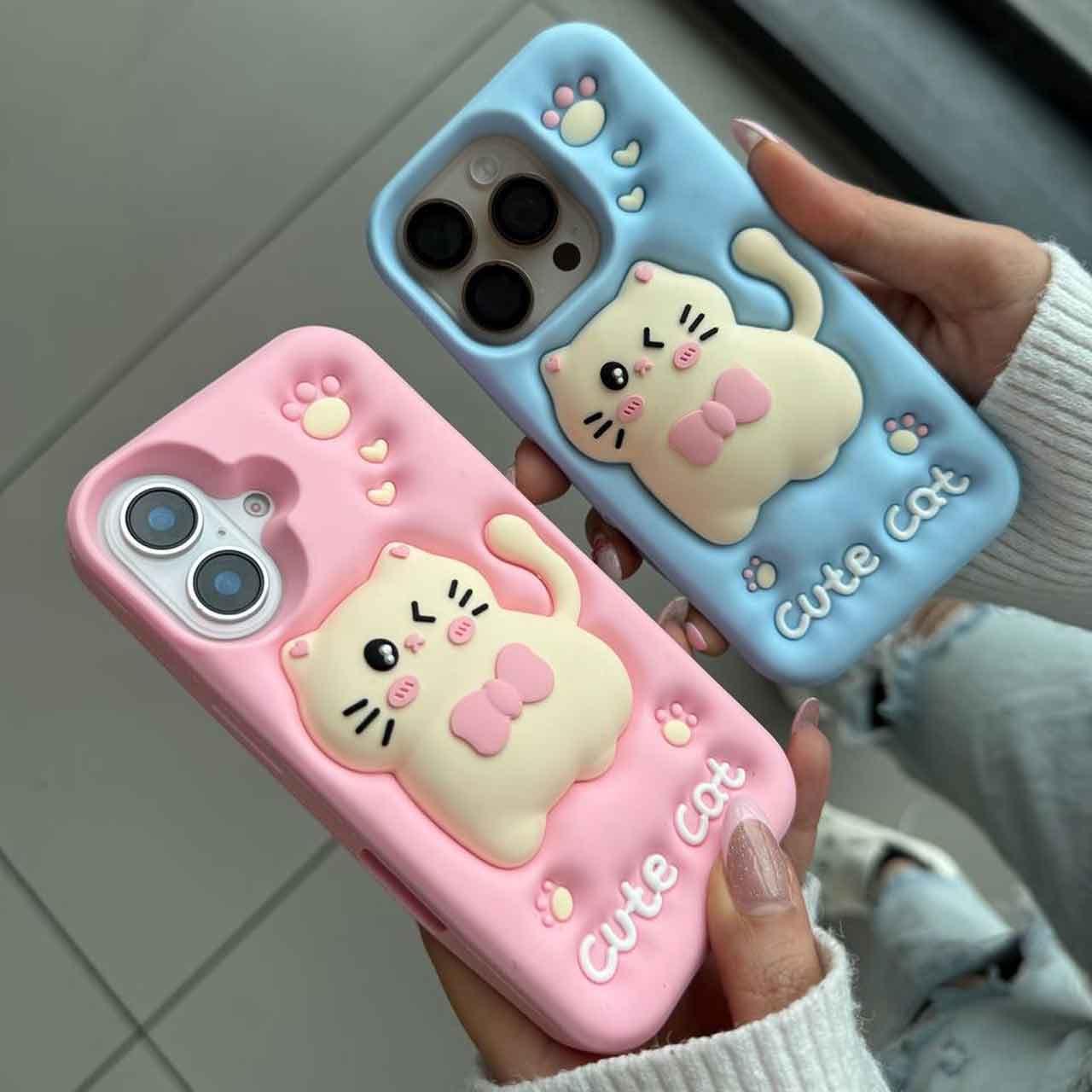 قاب Cute cat برای گوشی های آیفون