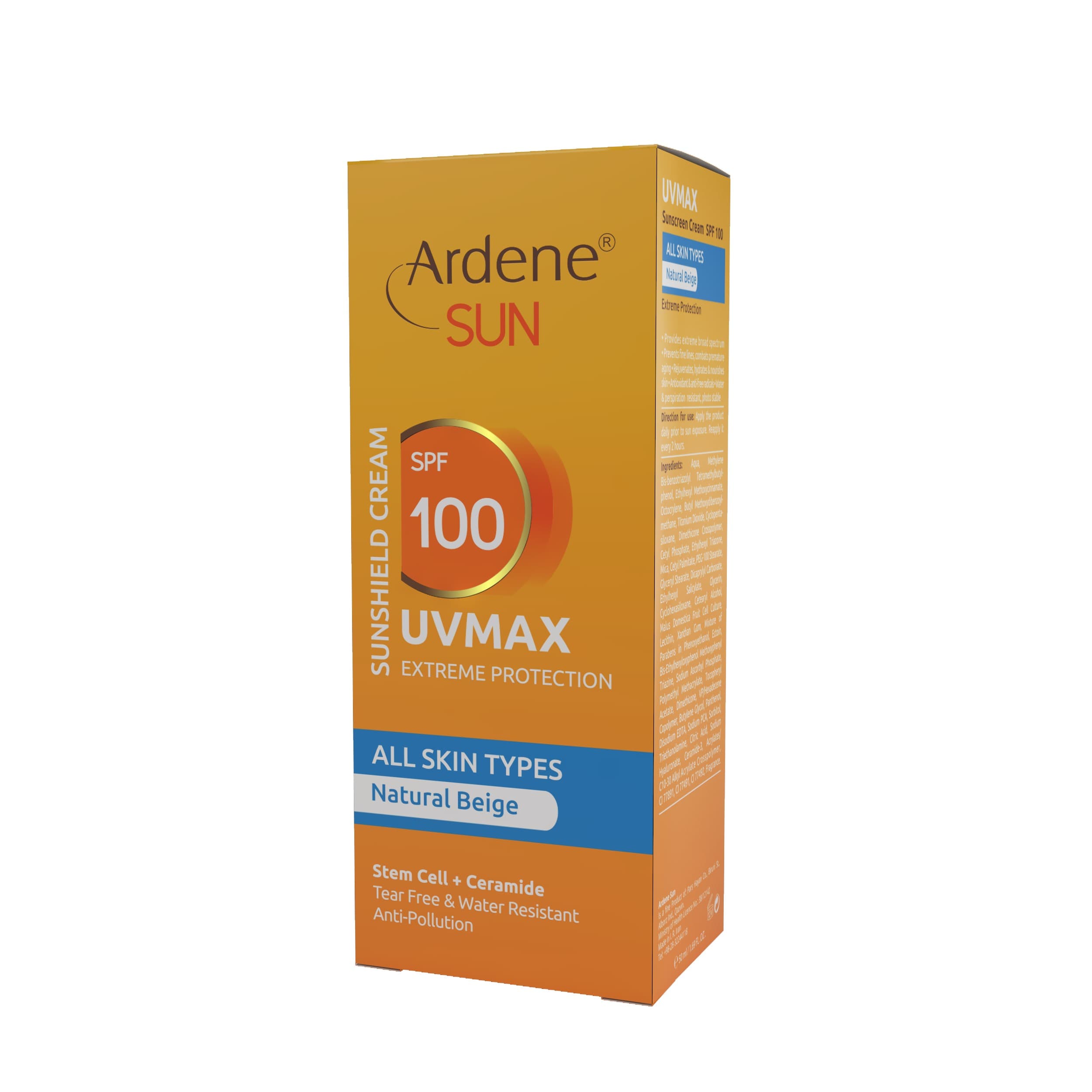 کرم ضد آفتاب آردن سان مدل UV Max حجم 50 میلی لیتر — تصویر ۲