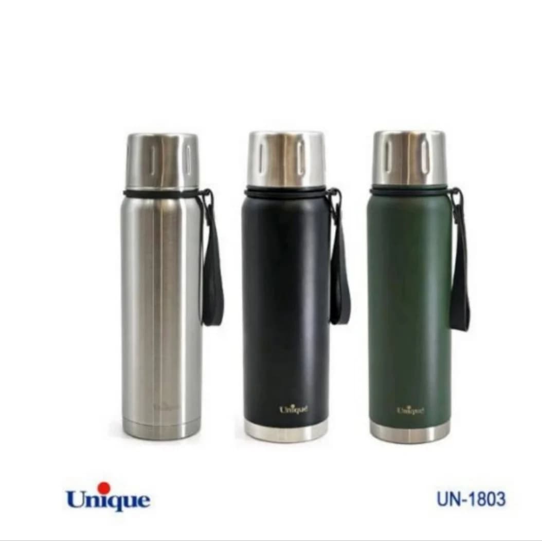 فلاسک قلمی 750 میل یونیک بند دار کد UN-1803 — تصویر ۲