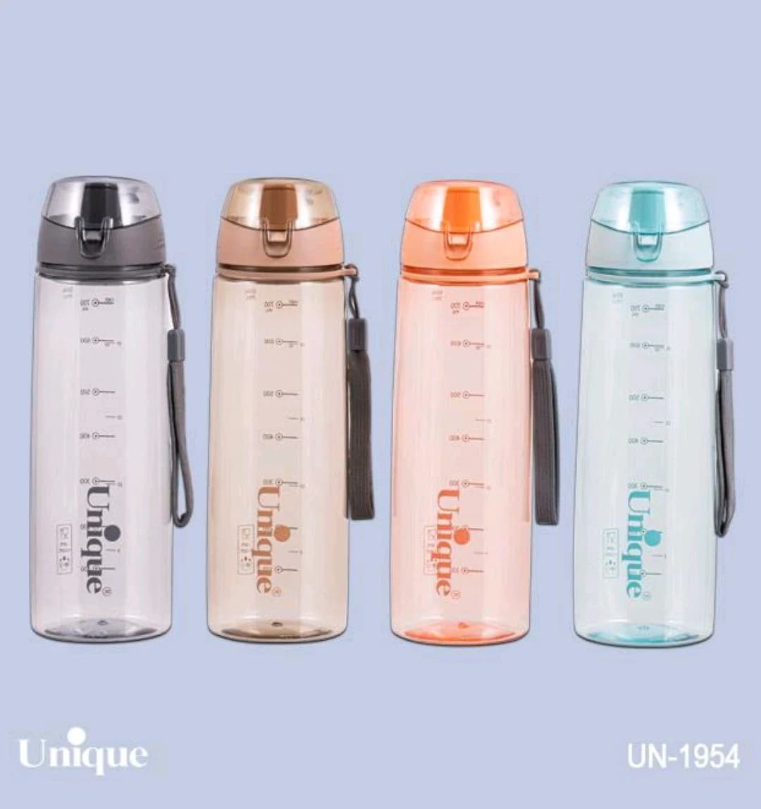 بطری آب پلاستیکی 820میل یونیک کد UN-1954 — تصویر ۲