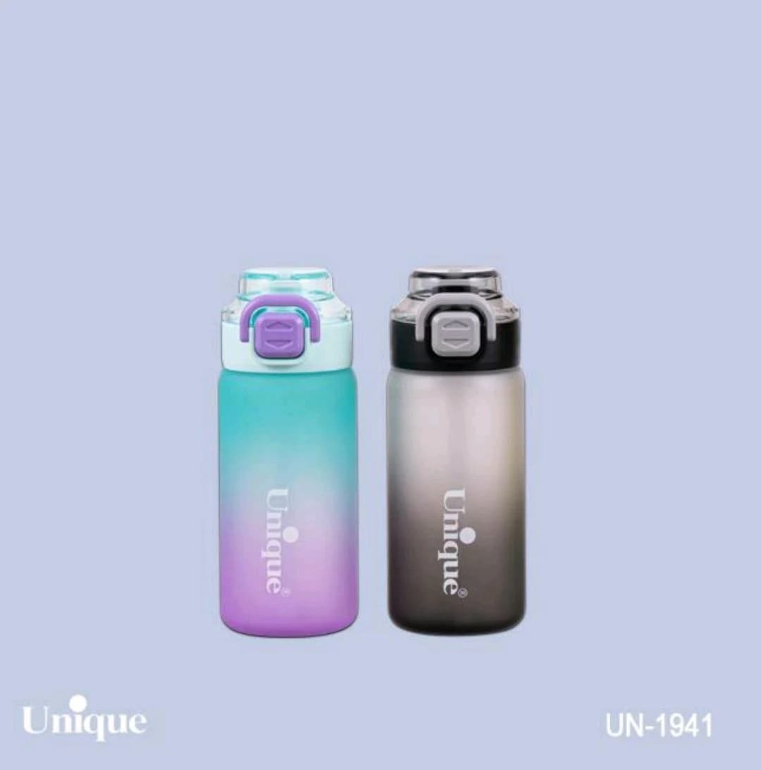 بطری آب پلاستیکی 600میل یونیک کد UN-1941 — تصویر ۲