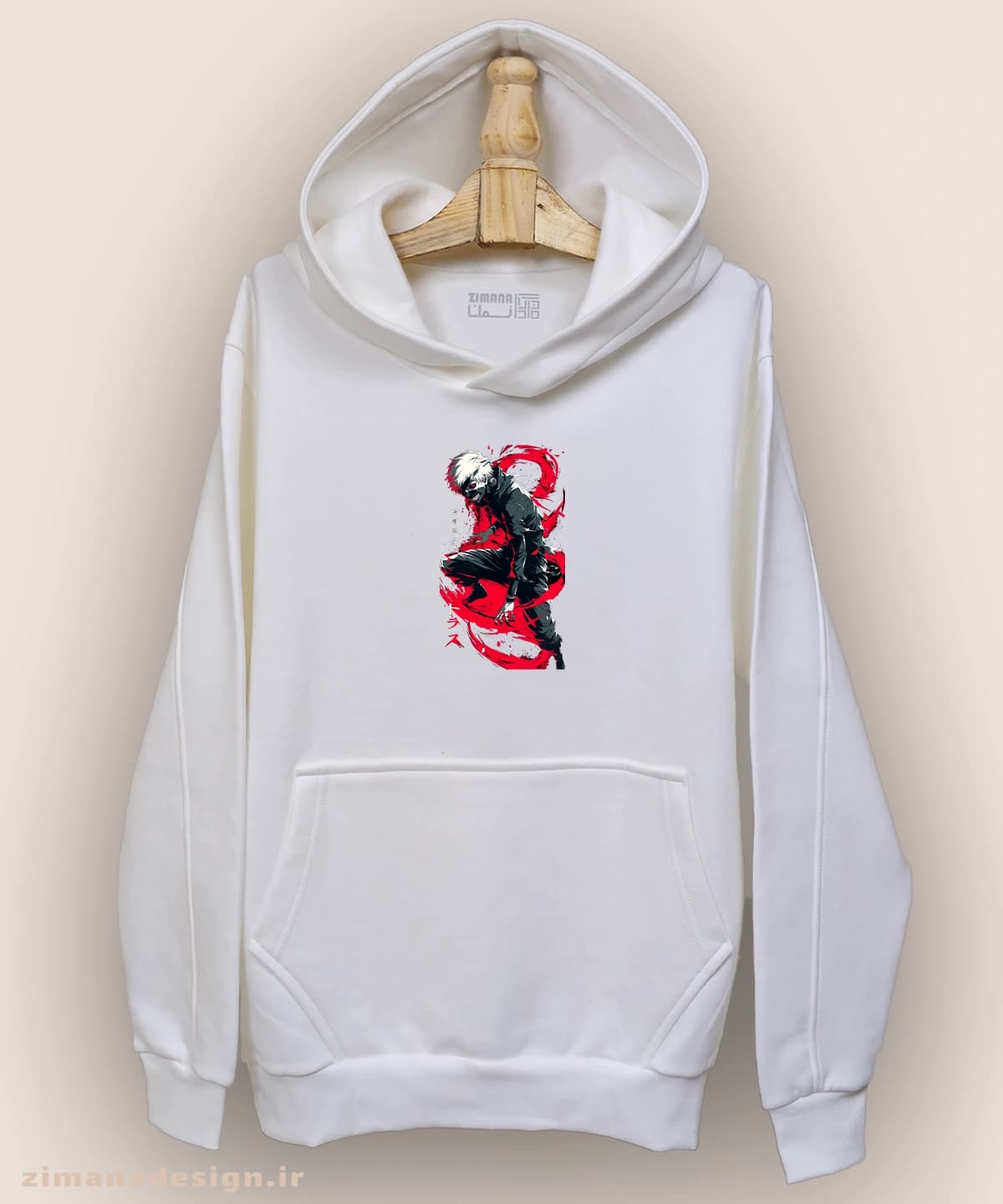 هودی مردانه و زنانه طرح توکیو غول شخصیت کانکی کد 956 — تصویر ۲