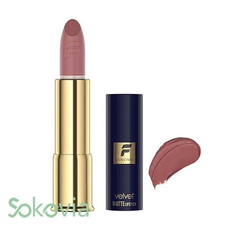 رژ لب جامد مات فانوما مدل Velvet Matte شماره 08 — تصویر ۲