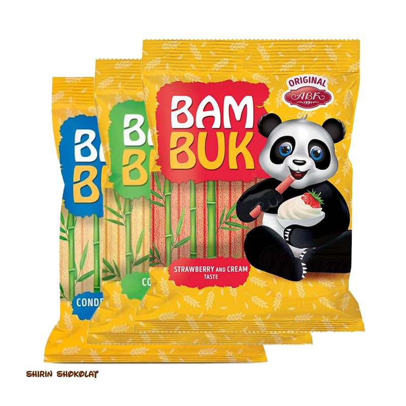 چوب شکلاتی بام بوک BAM BUK وزن 200 گرم