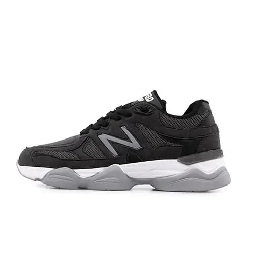 کفش مردانه اسپرت چرم مصنوعی مشکی New Balance مدل 50773