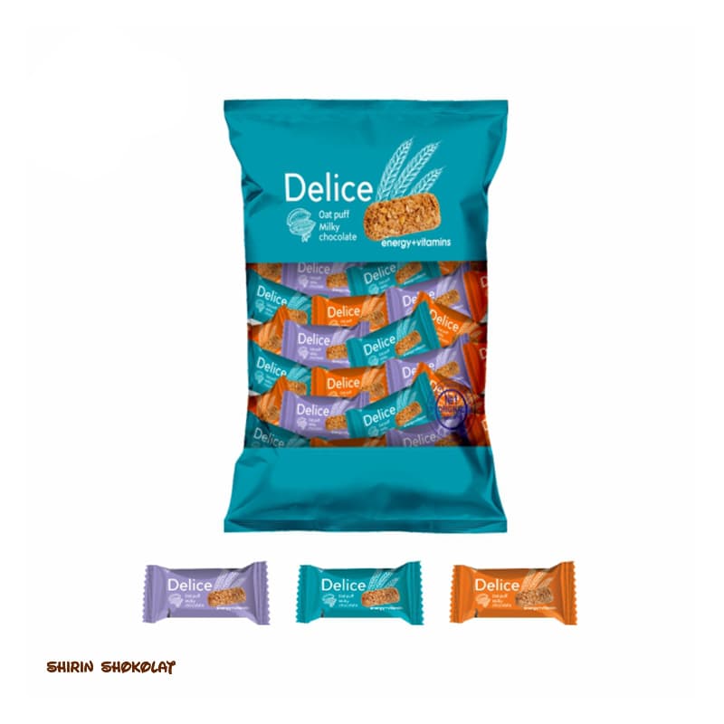 شکلات فله رژیمی جو دوسر دلیس Delice شکلات شیری پک 250 گرمی