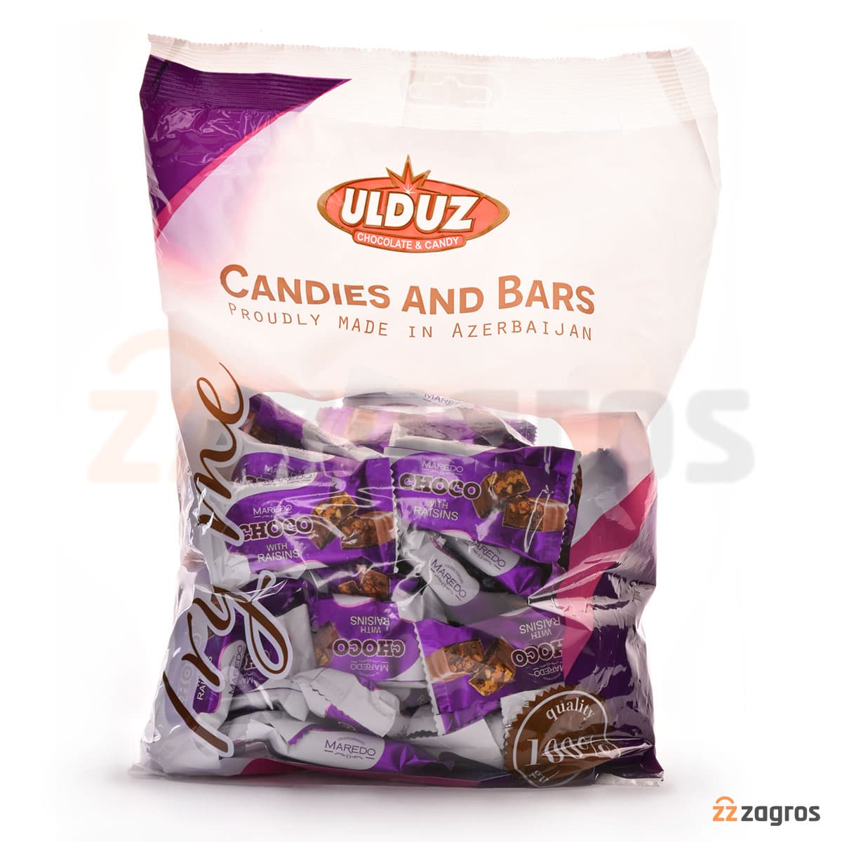 شکلات پذیرایی فله اولدوز چوکو ULDUZ CHOCO پک 250 گرمی — تصویر ۲