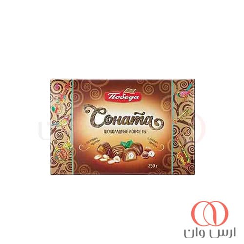 شکلات پذیرایی کادوئی روسی پوبدا 250 گرمی — تصویر ۲