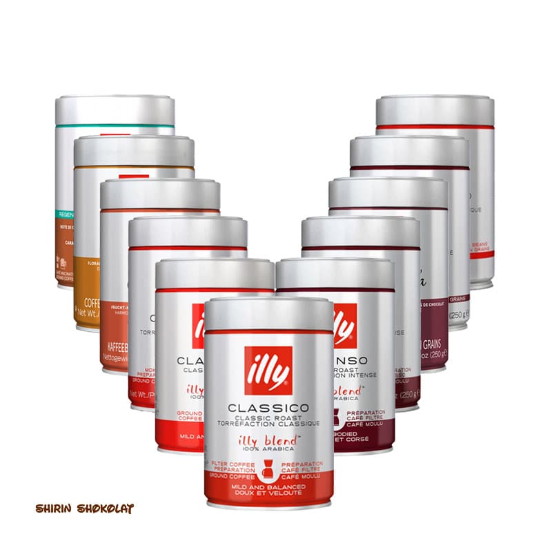 قهوه عربیکای ایلی illy ایتالیایی قوطی 250 گرمی