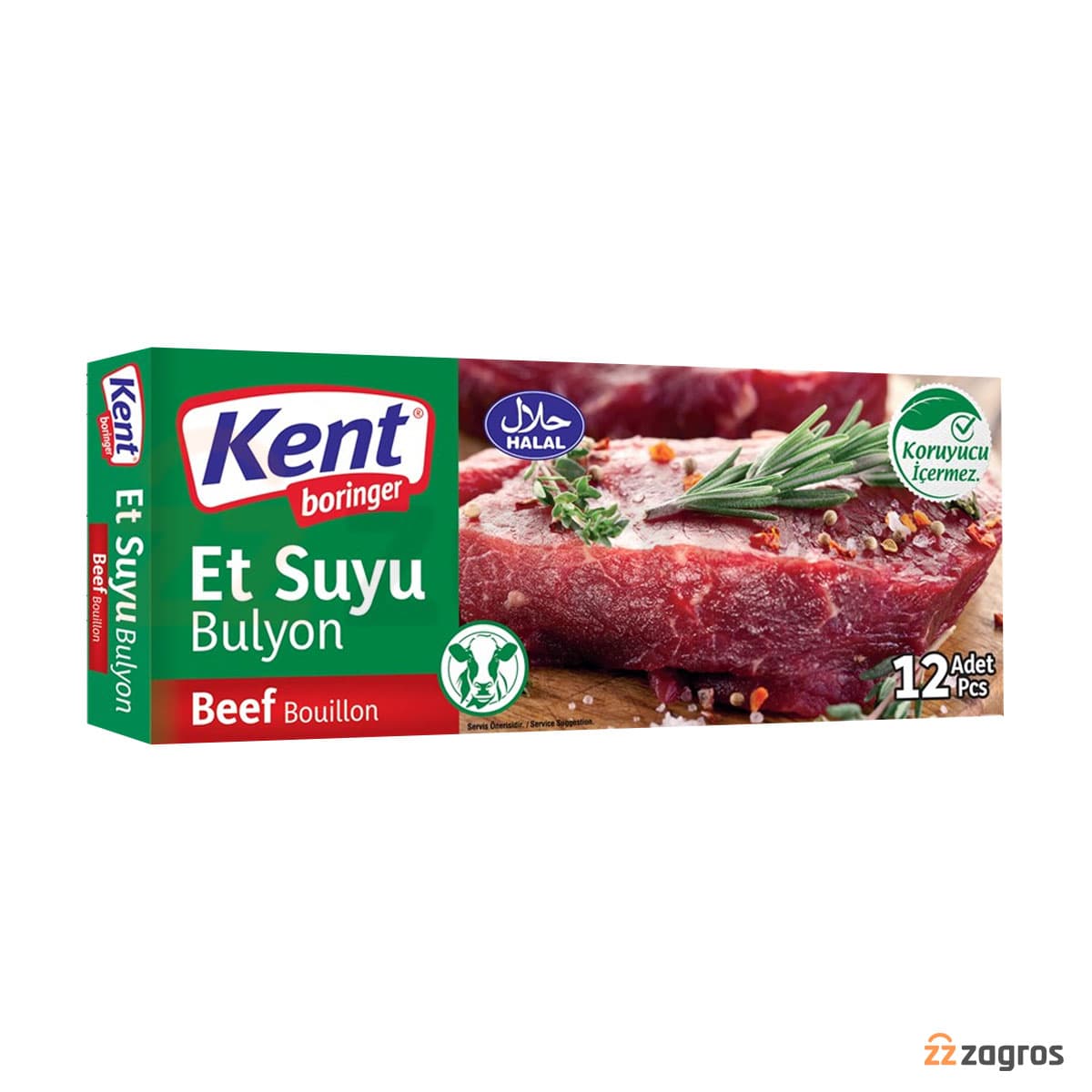عصاره گوشت کنت Kent بسته 12 تایی — تصویر ۲
