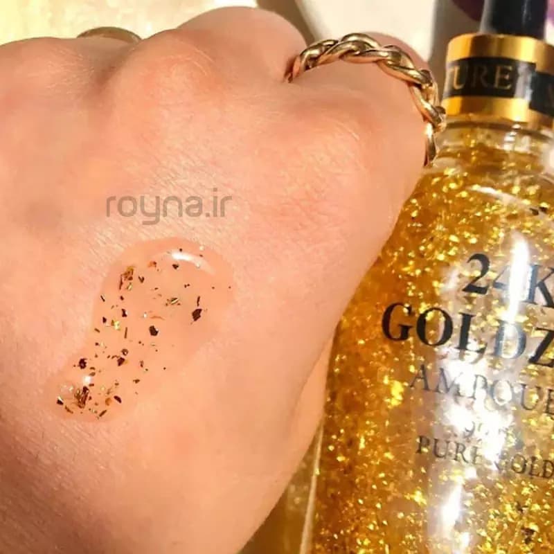سرم طلا گلدزن 24K اصل حجم 100 میلی لیتر — تصویر ۲