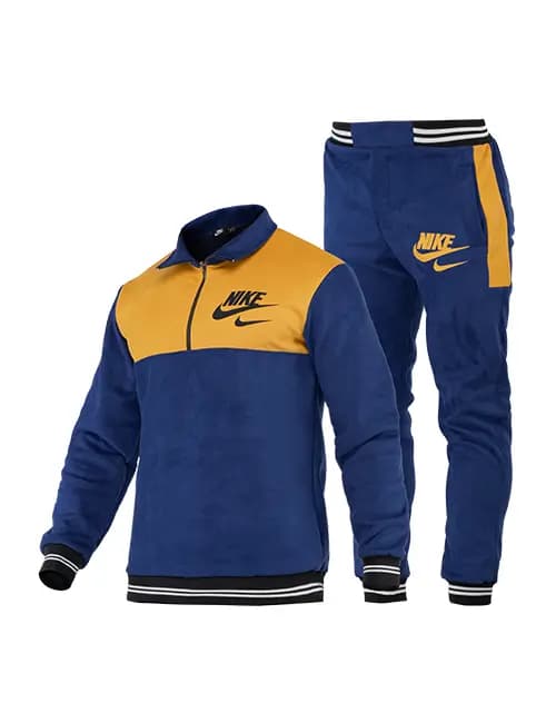 ست سویشرت نیم زیپ و شلوار اسپرت Nike مدل 35897