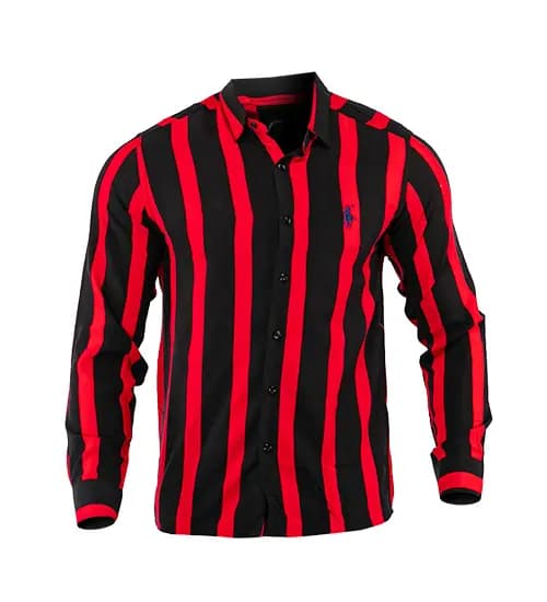 پیراهن مردانه راه راه Polo مدل 36820