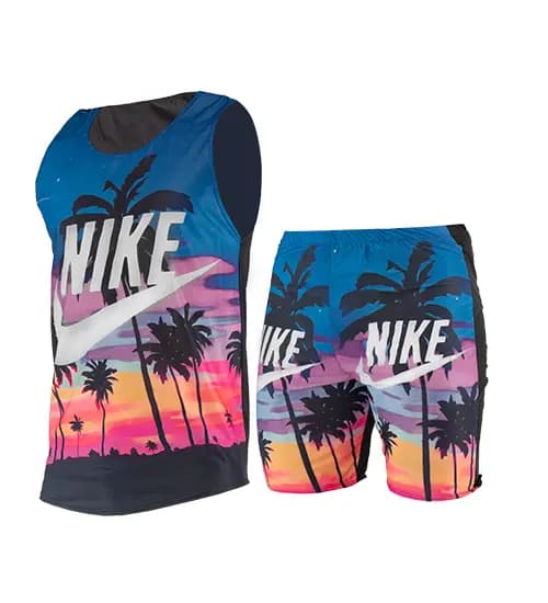 ست رکابی و شلوارک مردانه Nike مدل 35468