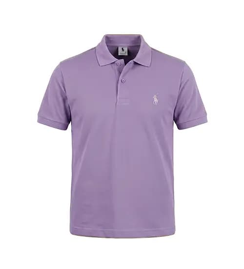 پولوشرت مردانه نرمال ساده جودون پنبه یاسی Polo مدل 50597