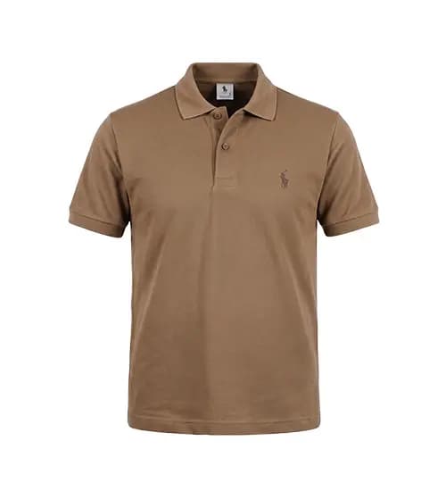 پولوشرت مردانه نرمال ساده جودون پنبه نسکافه ای Polo مدل 50598