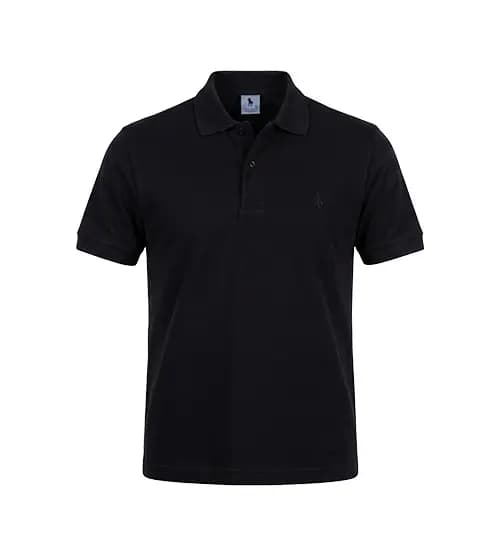 پولوشرت مردانه نرمال ساده جودون پنبه مشکی Polo مدل 50596