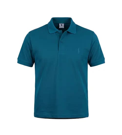 پولوشرت مردانه نرمال ساده جودون پنبه سبز کله غازی Polo مدل 50595