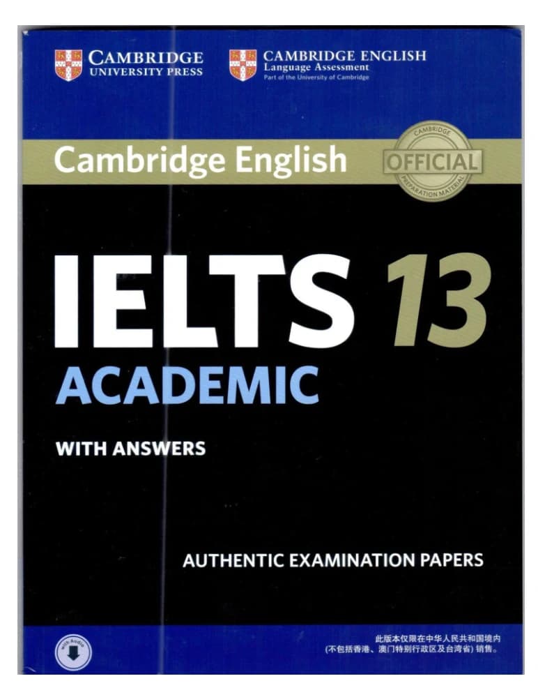 کتاب Cambridge IELTS 13 (کتاب کمبریج آیلتس ۱۳) نسخه انگلیسی PDF | هیئت نویسندگان کمبریج ESOL