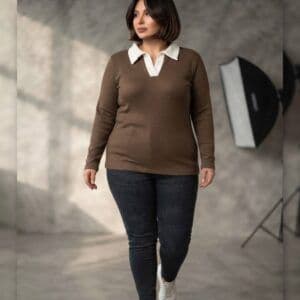 پولوشرت استین بلند یقه مردانه ( پک 6 عددی ) — تصویر ۵