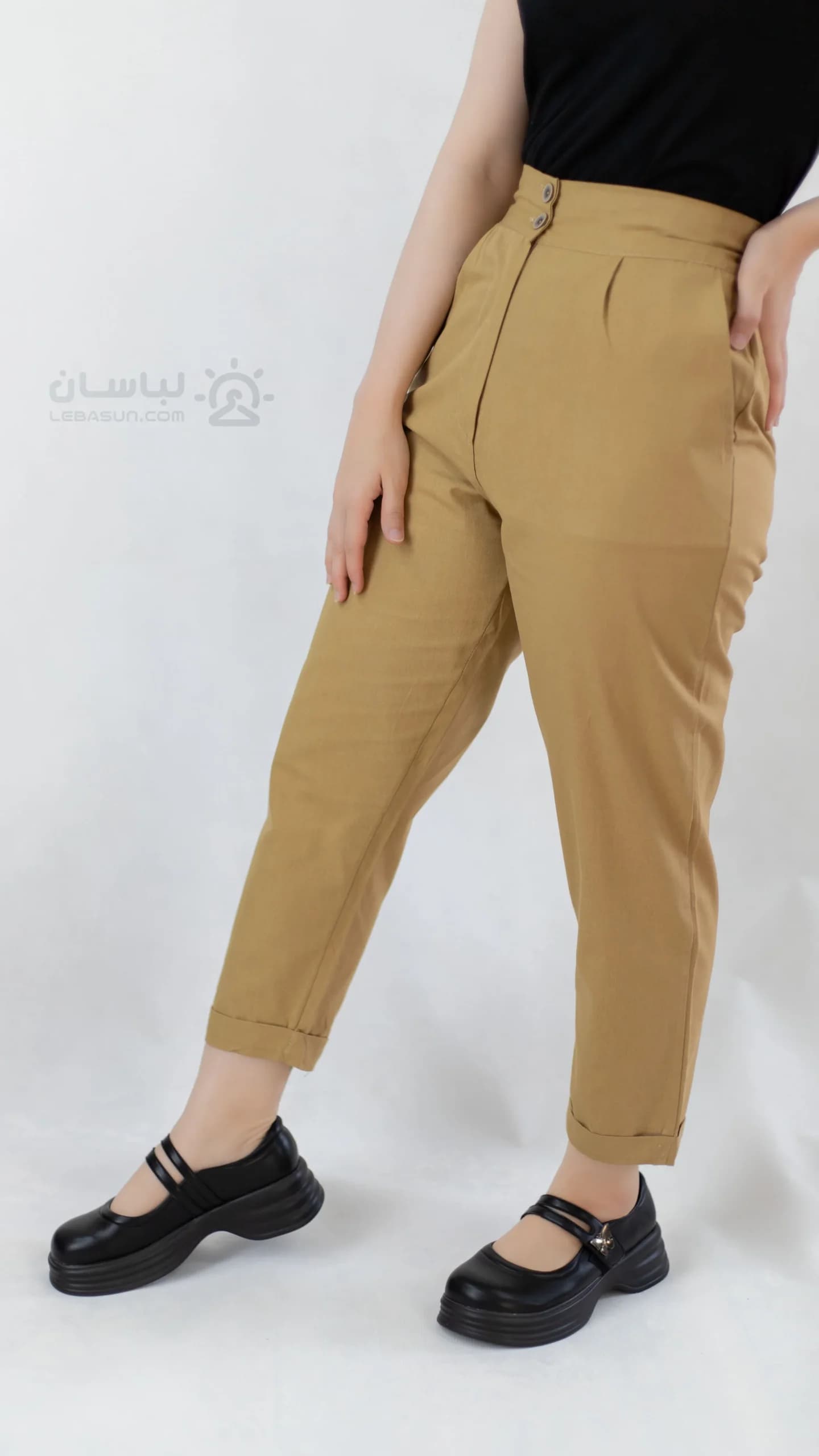 شلوار لینن پاکتی قد 80 — تصویر ۶