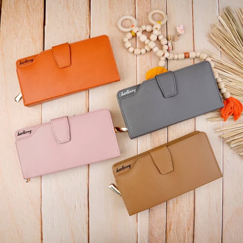 کیف پول پشت زیپ زنانه بالری 377-28
