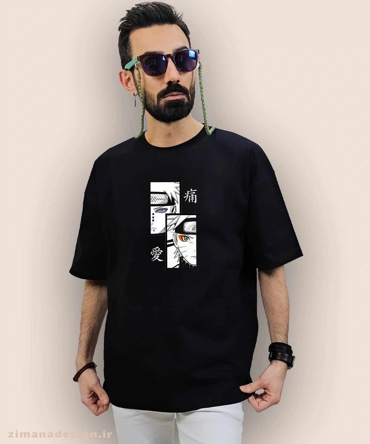 تیشرت لش مردانه و زنانه طرح توکیو غول شخصیت کانکی کد 917 — تصویر ۴