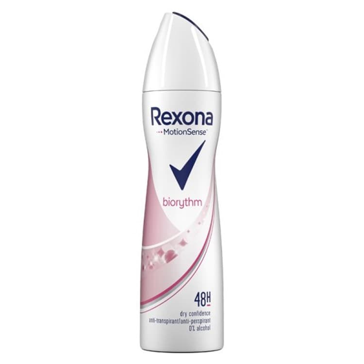 اسپری دئودرانت زنانه رکسونا Rexona مدل BIORYTHM