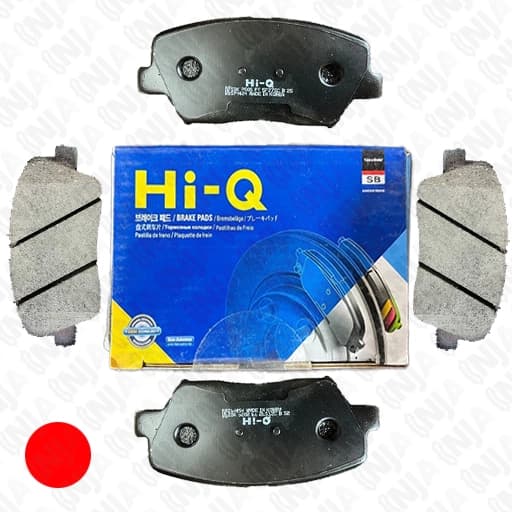 لنت ترمز عقب دیسکی هایس 202 برند های کیو (تمام سرامیک) — تصویر ۲